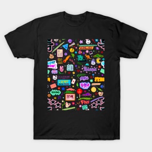 5 Star doodle (purple) T-Shirt
